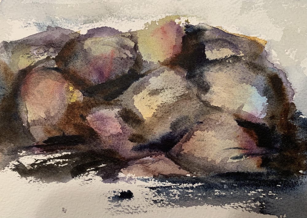 Watercolor landscape workshop - image 18 - student project