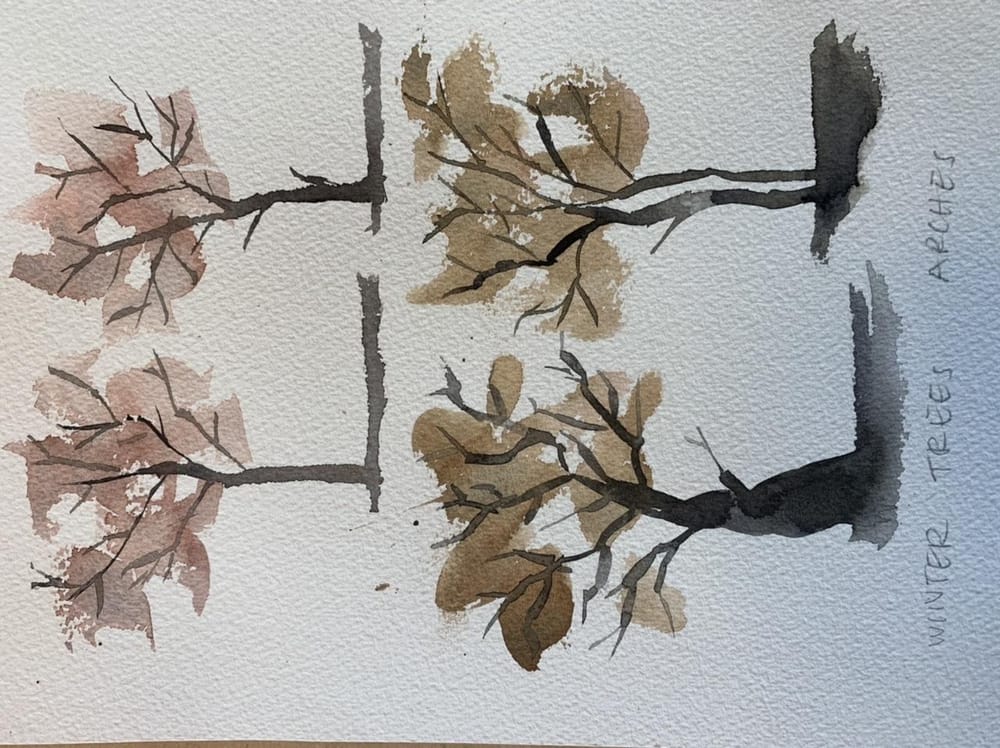 Watercolor landscape workshop - image 29 - student project