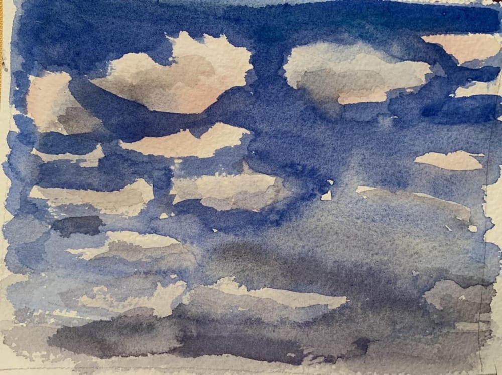 Watercolor landscape workshop - image 51 - student project