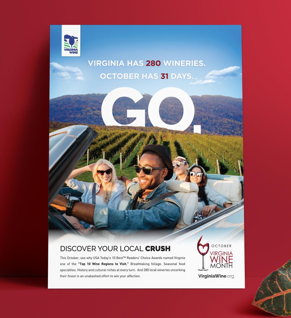 Wine Tourism Campaign Poster and Print Ad - image 1 - student project