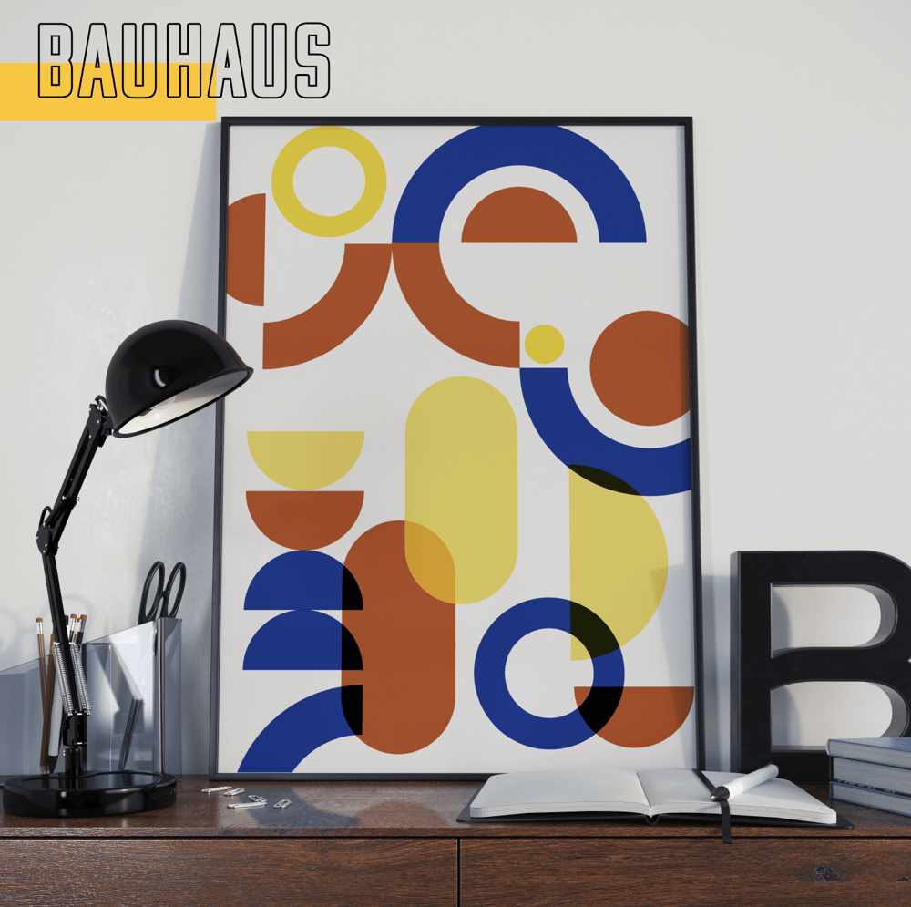 Bauhaus Poster Project - Graphic Design History - image 1 - student project