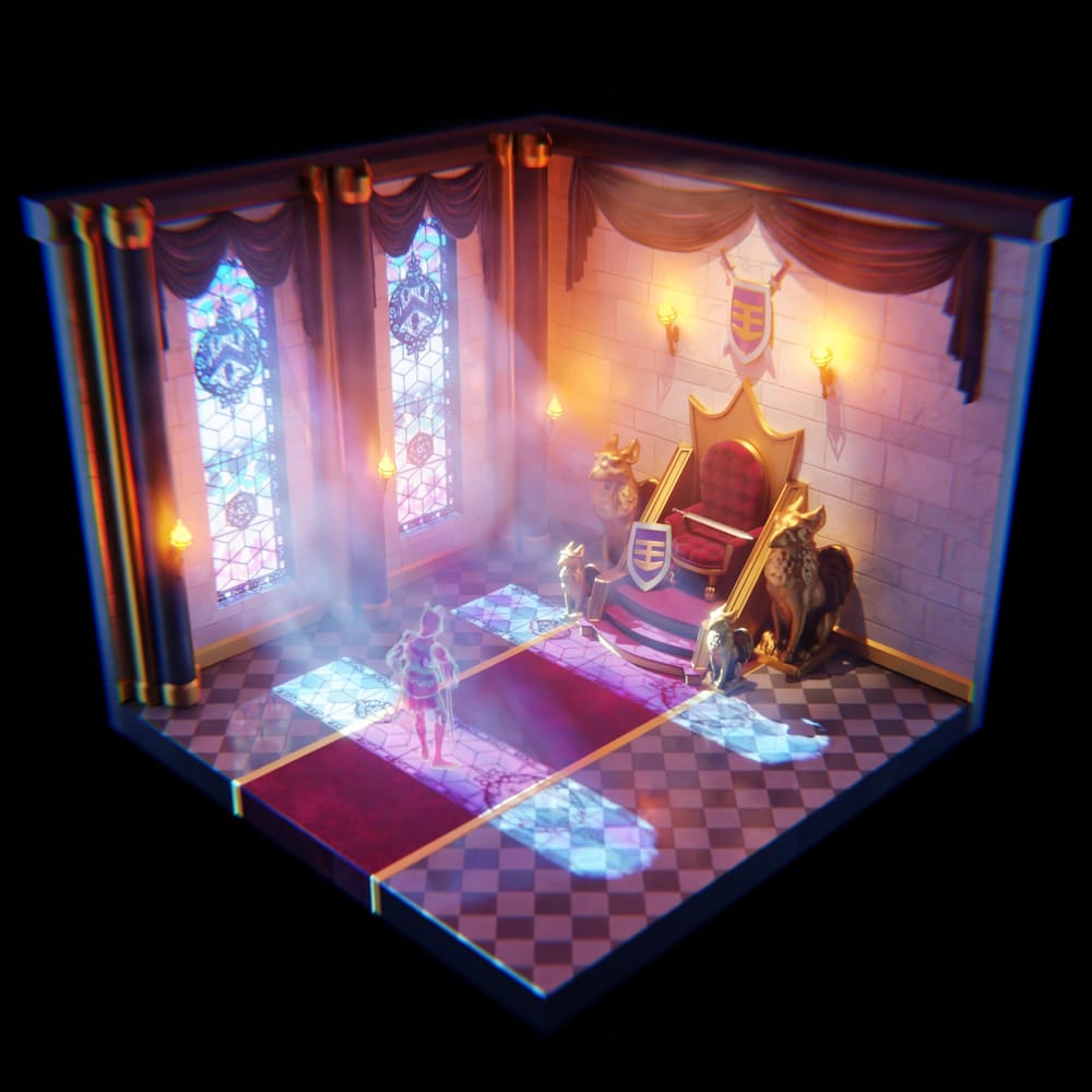 Throne Room of a Fallen King - image 1 - student project
