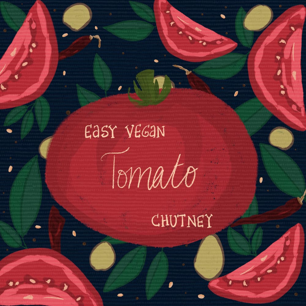 Easy Vegan Tomato Chutney - image 2 - student project