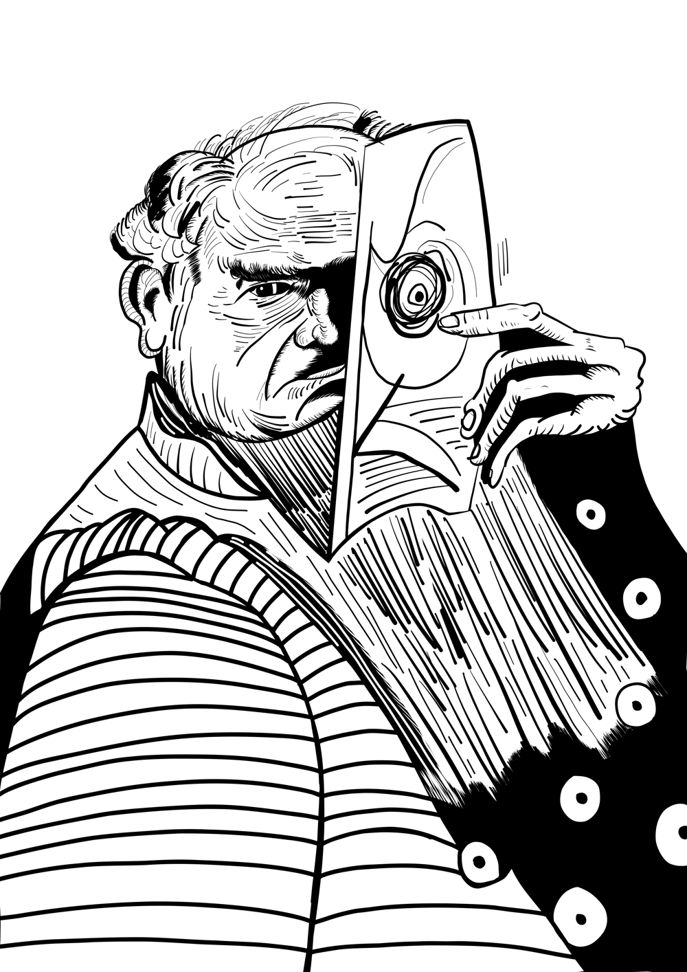 Ralph Steadman Vector - image 1 - student project