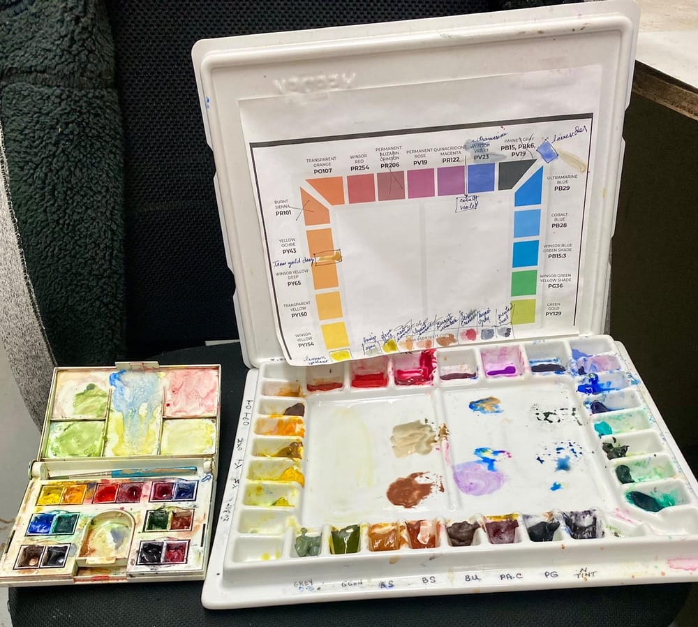 Toby's color swatching sheet - new discoveries - image 4 - student project