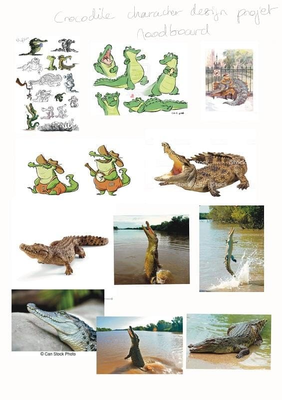 Crocodile character - image 1 - student project
