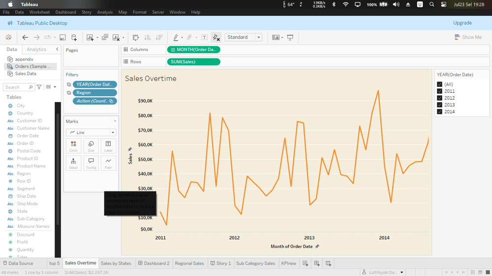 Sales Analysis Dashboard_LD - image 3 - student project