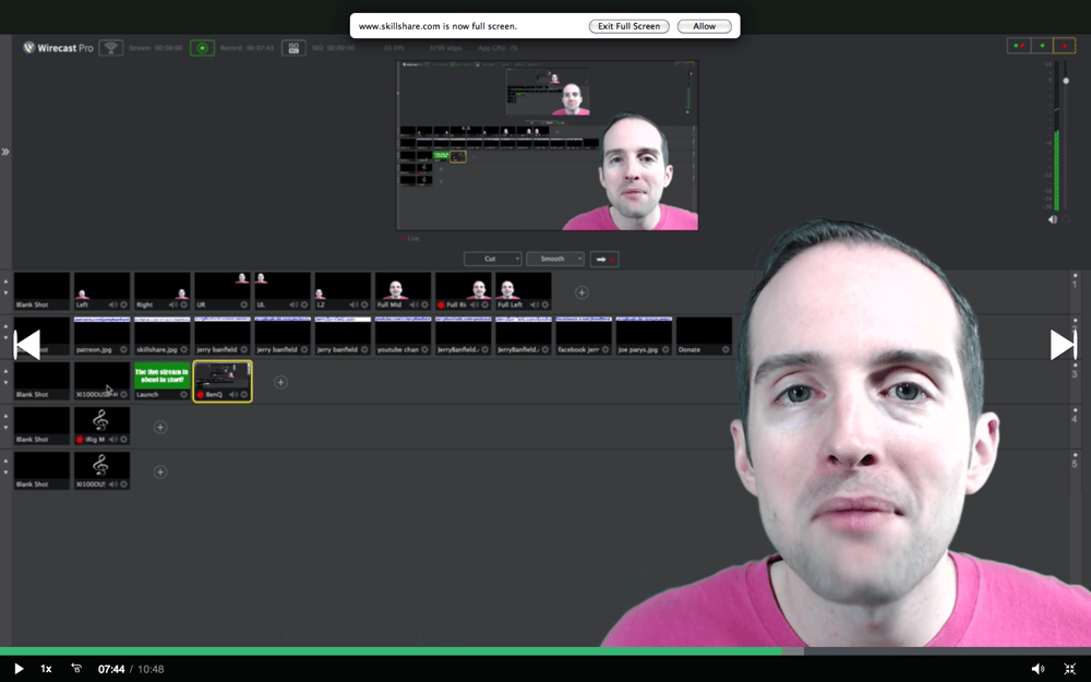Wirecast 7 for Live Streaming Project - image 1 - student project