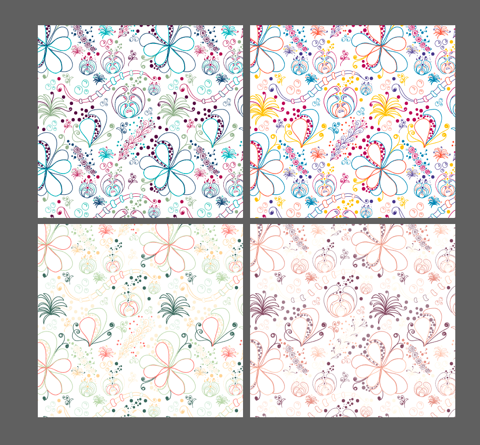 Aqua-Botanical Doodle - image 4 - student project