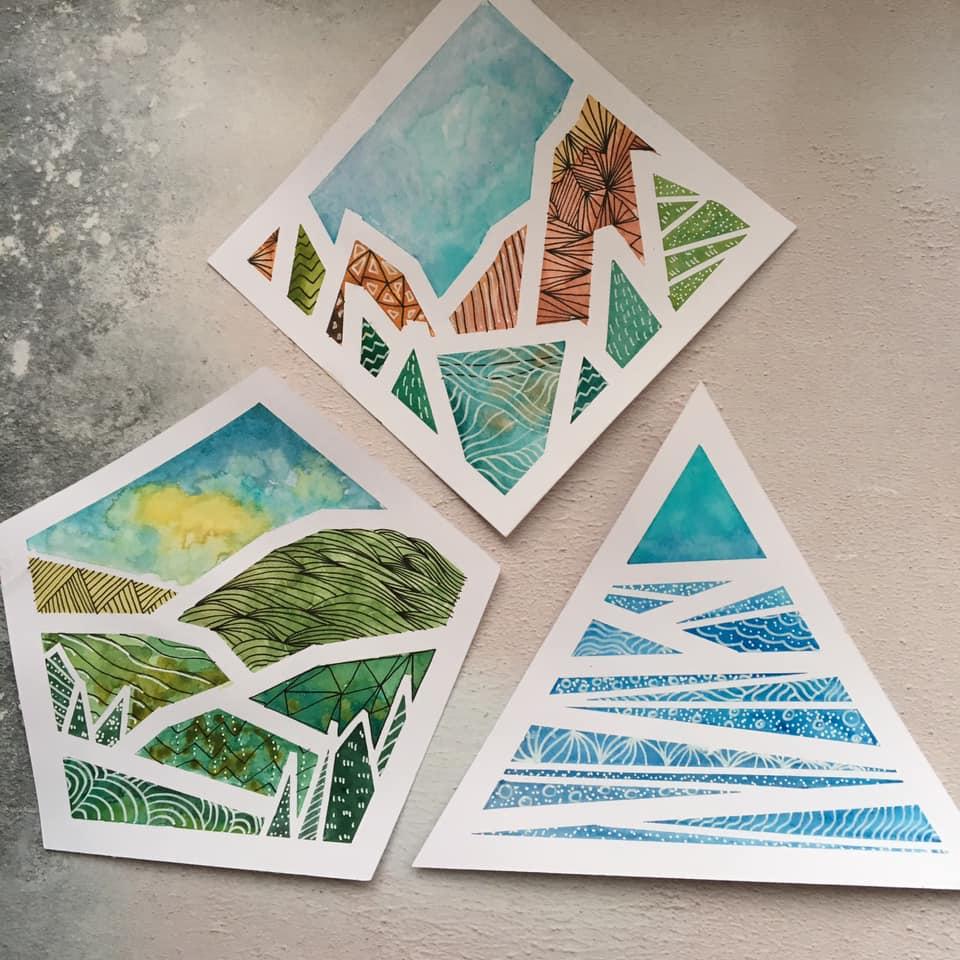 First Geometric designs - image 1 - student project
