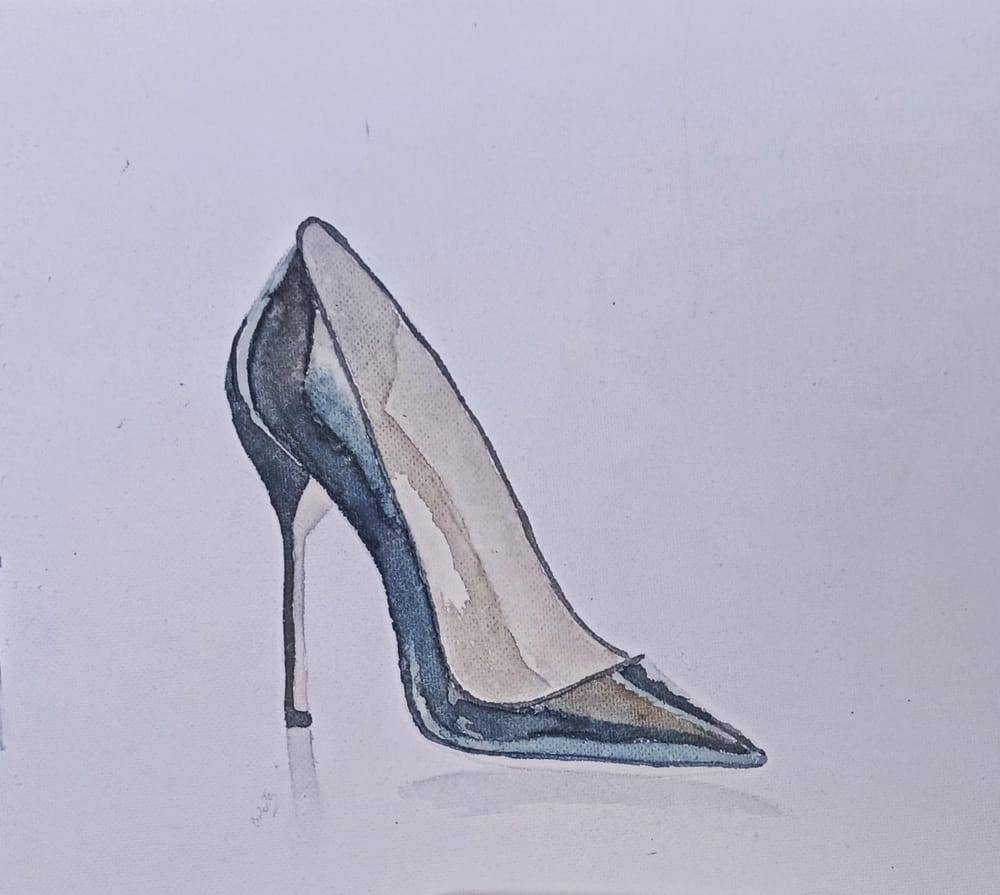 Watercolour Shoes - image 1 - student project