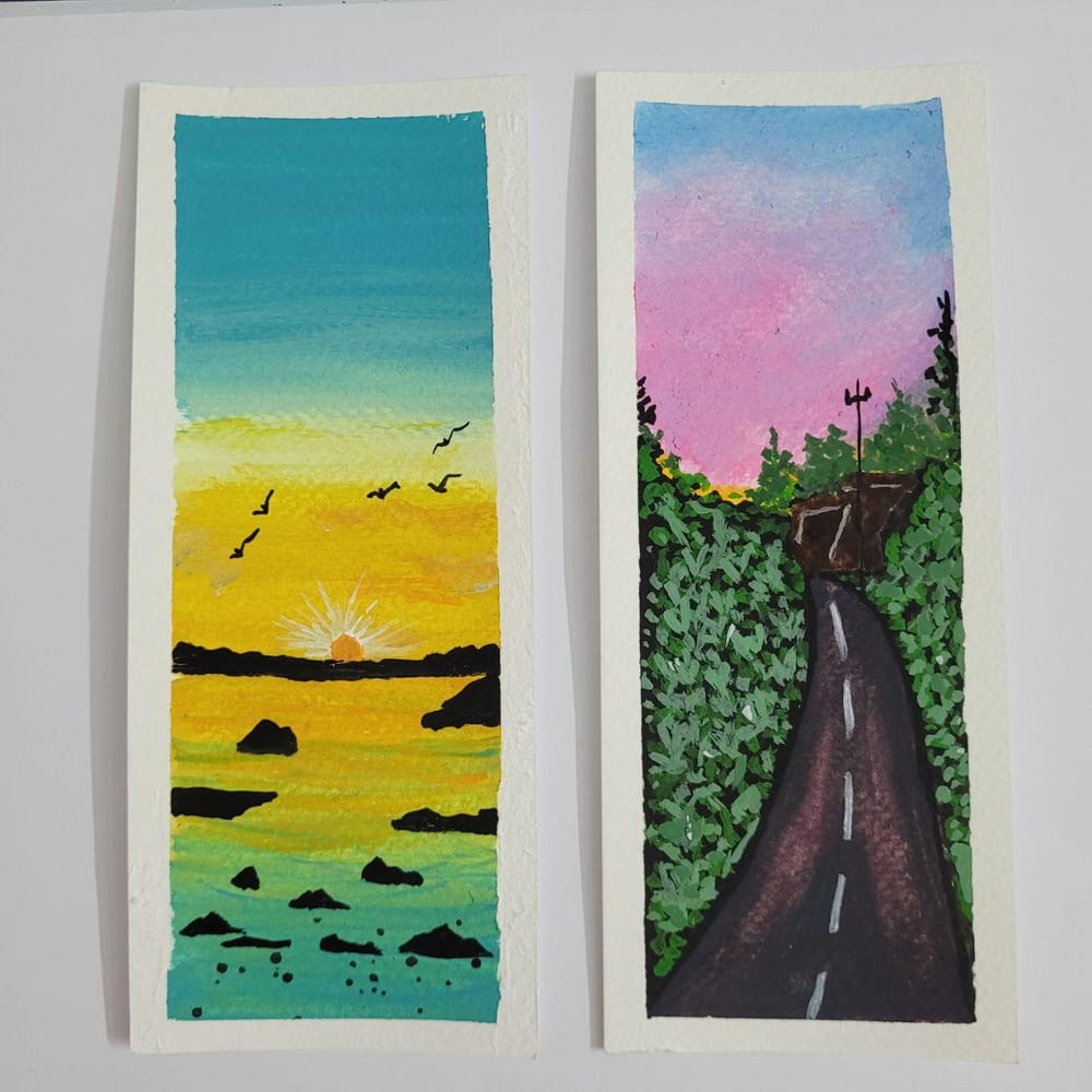 Gouache Bookmarks 30 Day Challenge - image 2 - student project