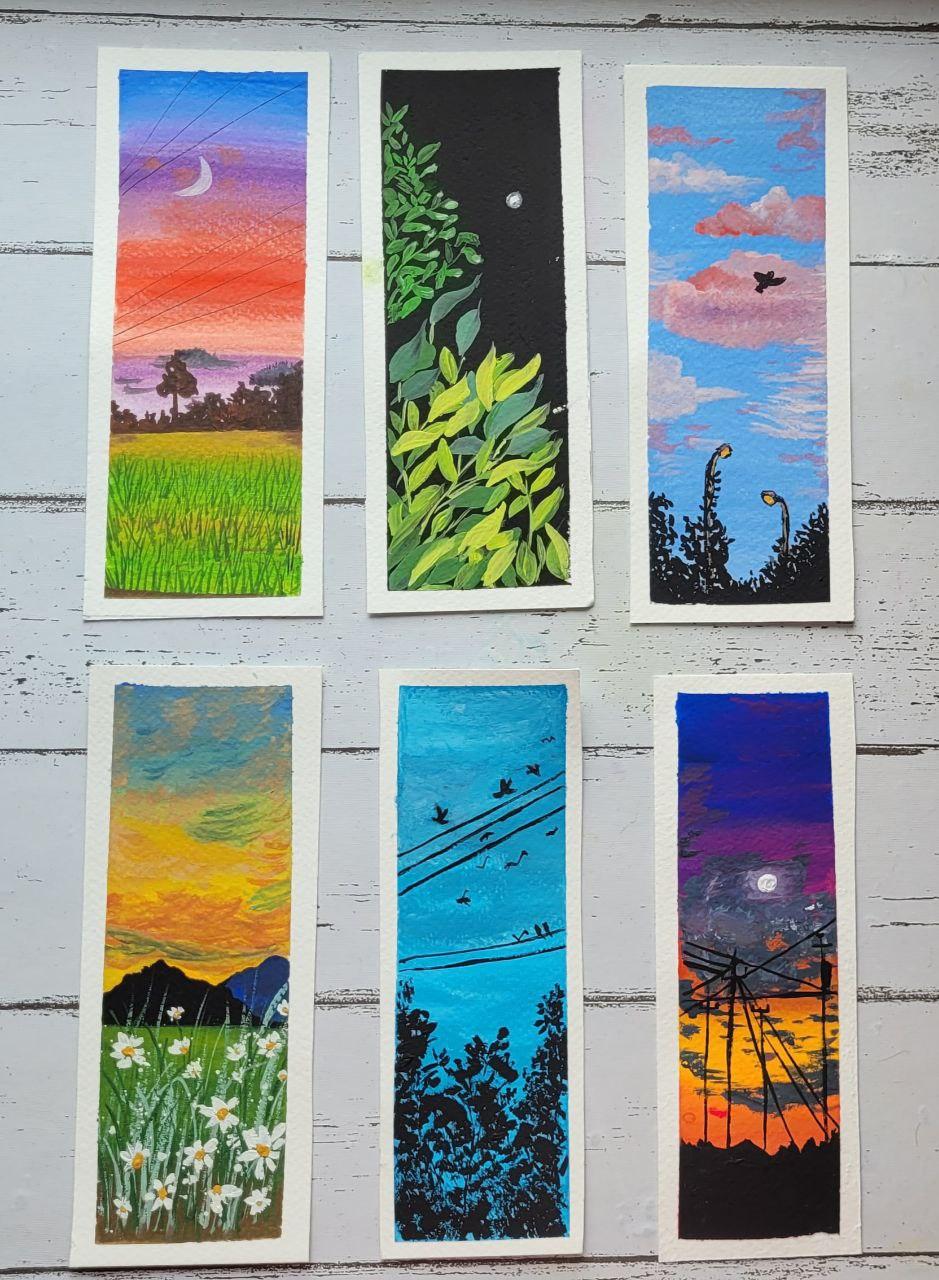 Gouache Bookmarks 30 Day Challenge - image 3 - student project