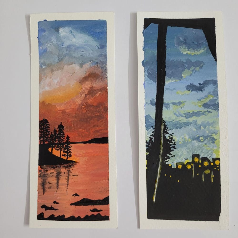 Gouache Bookmarks 30 Day Challenge - image 1 - student project