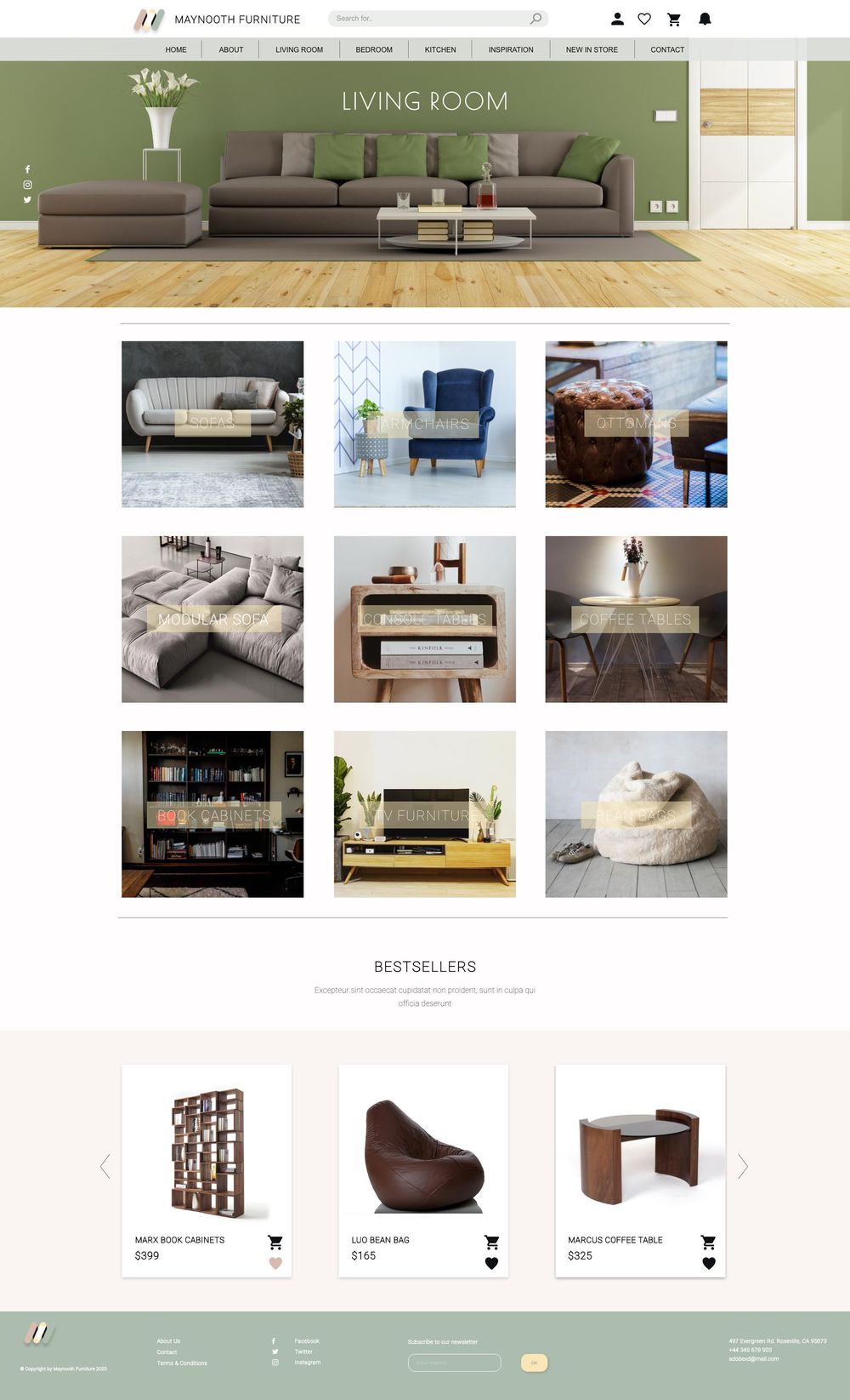 Maynooth Furniture (UI/UX Project) - image 6 - student project