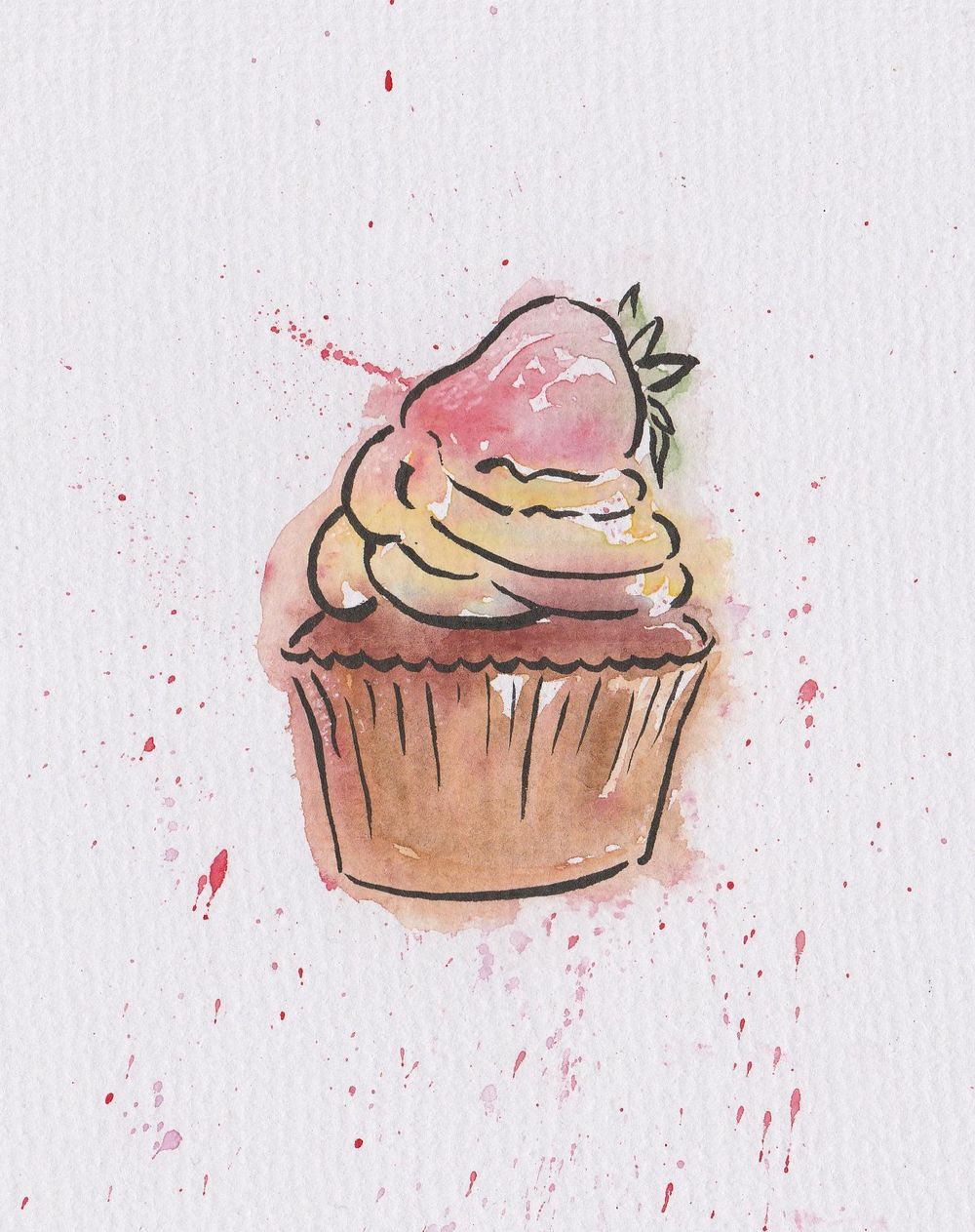 Watercolour sweets - image 3 - student project