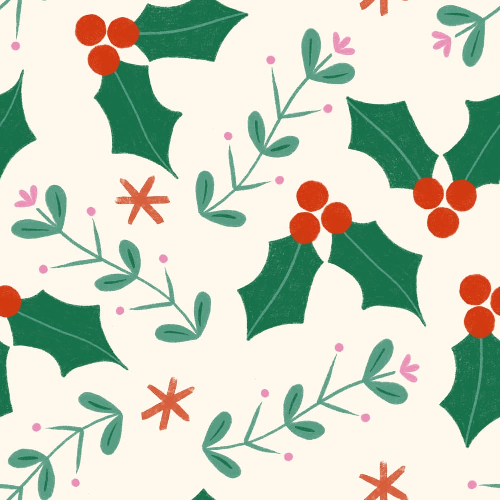 Christmas Mini Pattern Collection in Procreate - image 1 - student project