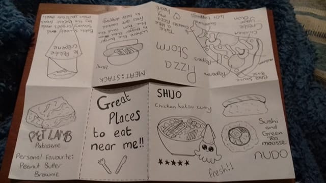 great places to eat near me zine - image 2 - student project