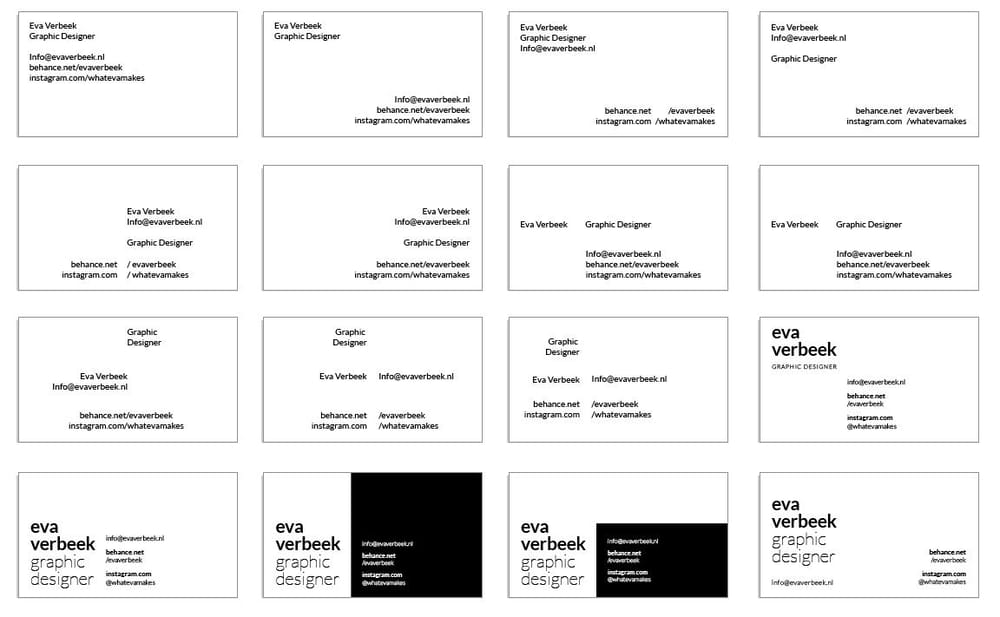 My business card - image 1 - student project