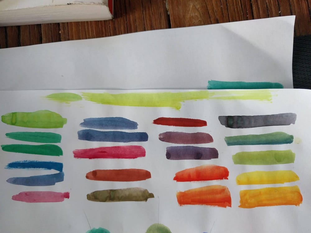 Colour Wheel and colour mixing exercises - image 2 - student project
