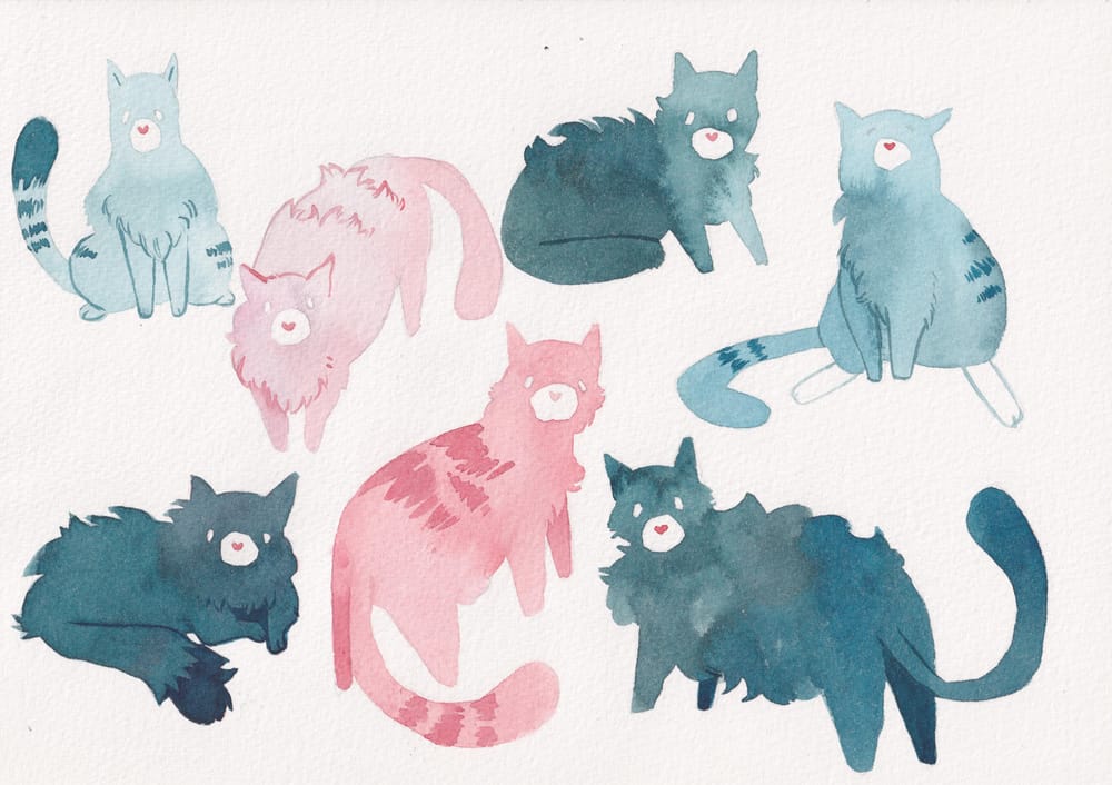 Some cat patterns / color test - image 2 - student project