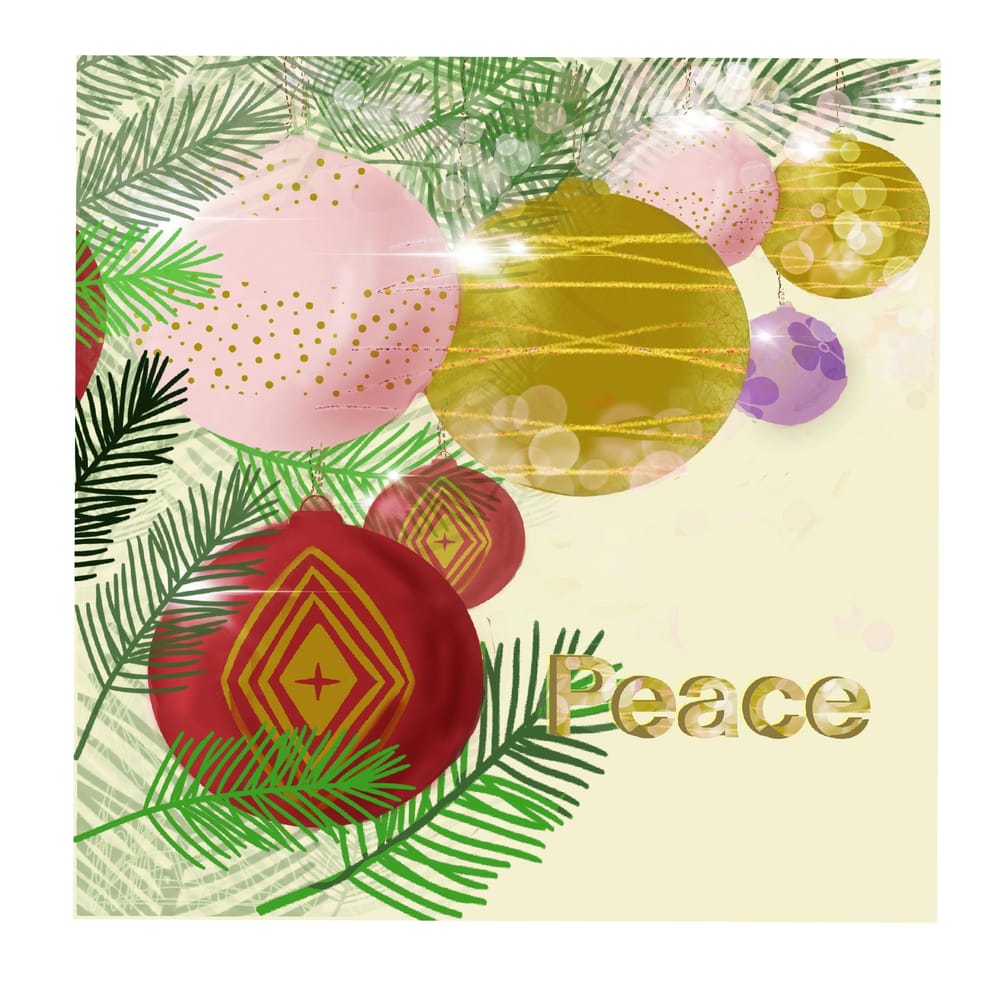 Christmas Bauble in Procreate - image 1 - student project