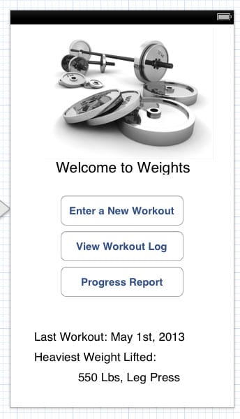 Weight Lifting Tracker - image 1 - student project