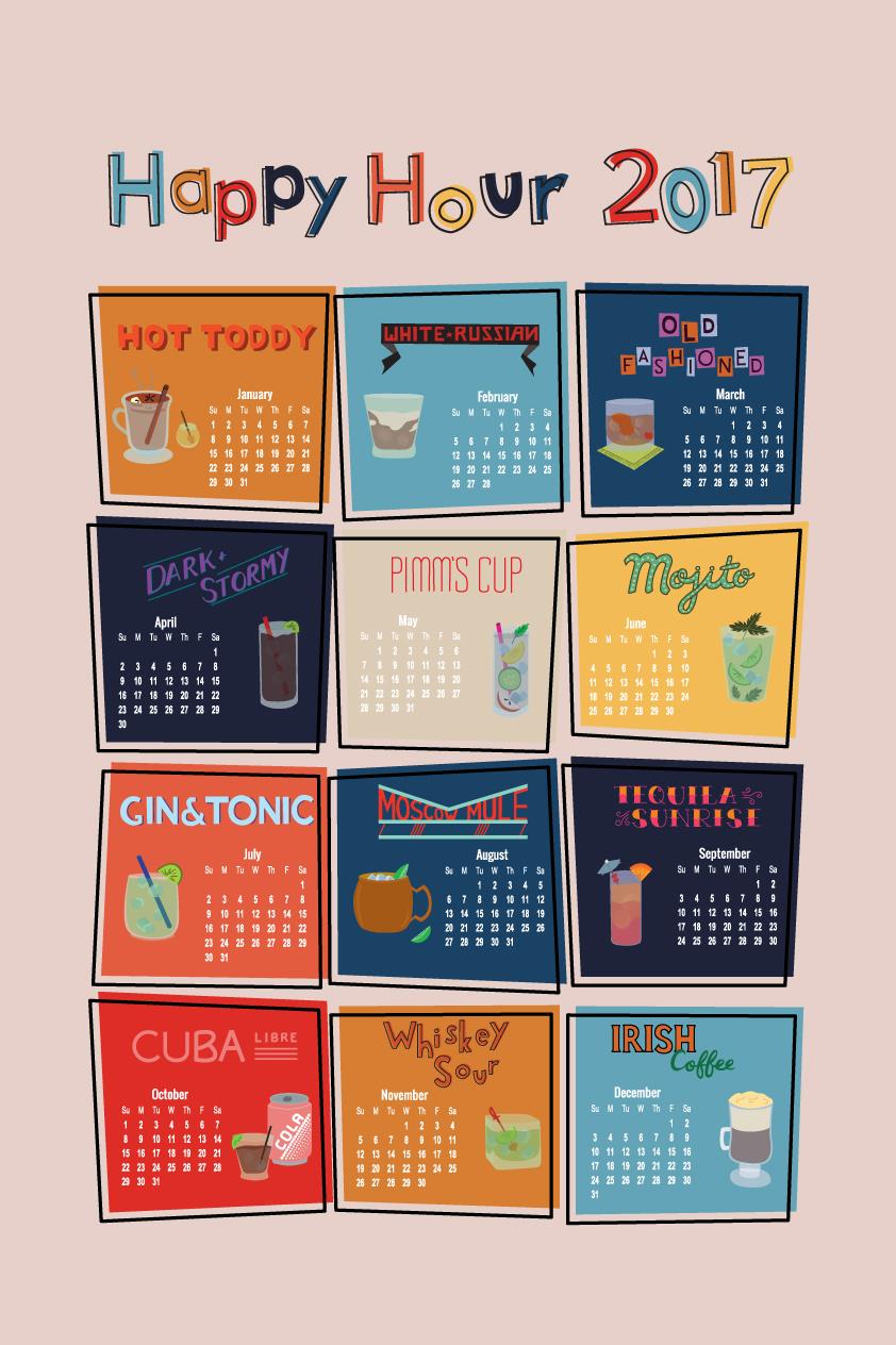 Happy Hour Calendar - image 5 - student project