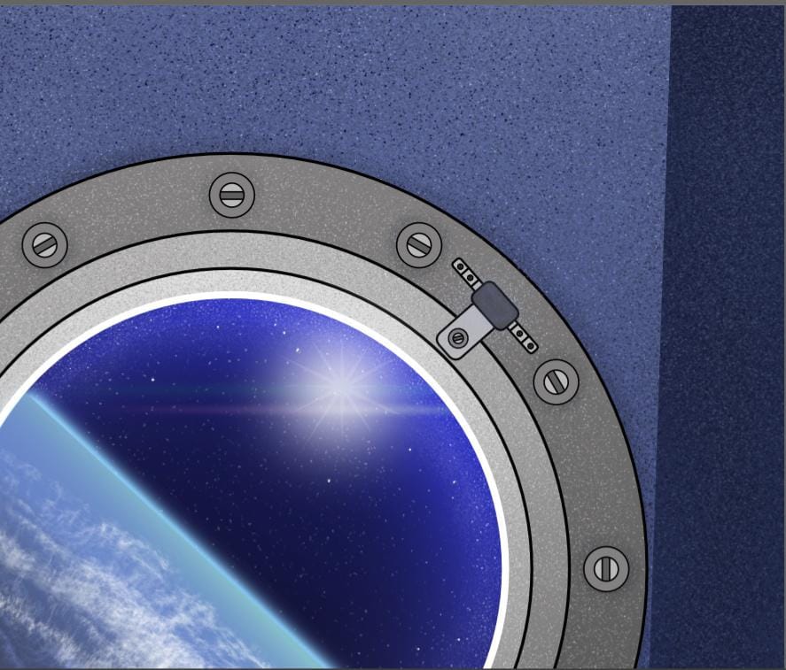 Spaceship porthole - image 2 - student project