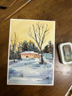 Winter landscapes - image 2 - student project