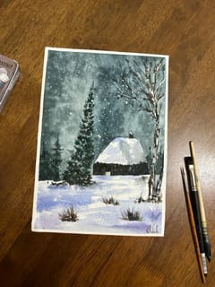 Winter landscapes - image 3 - student project