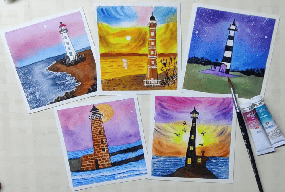 50 days watercolor challenge - image 3 - student project