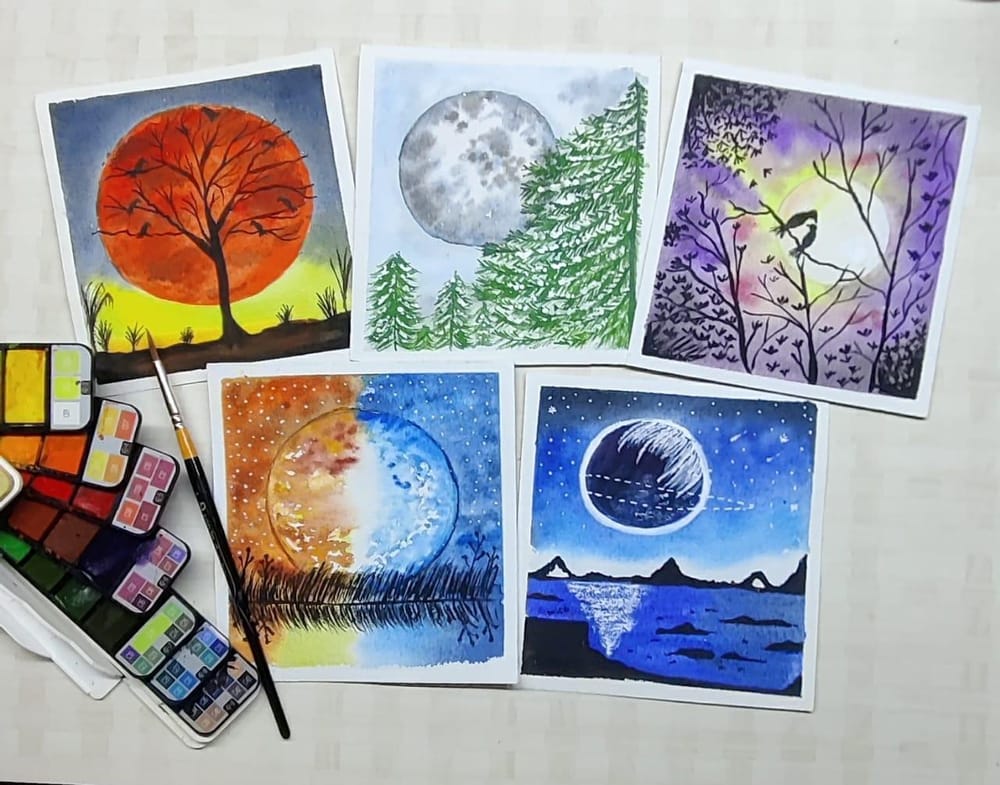 50 days watercolor challenge - image 4 - student project