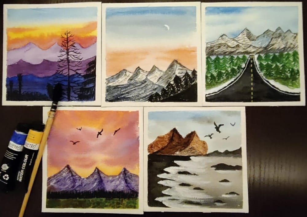 50 days watercolor challenge - image 8 - student project