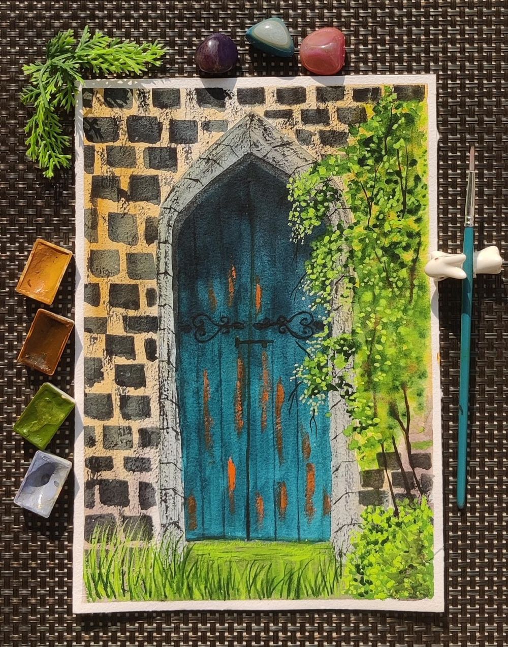 Painting Stunning Rustic Doors with Geethu - image 3 - student project