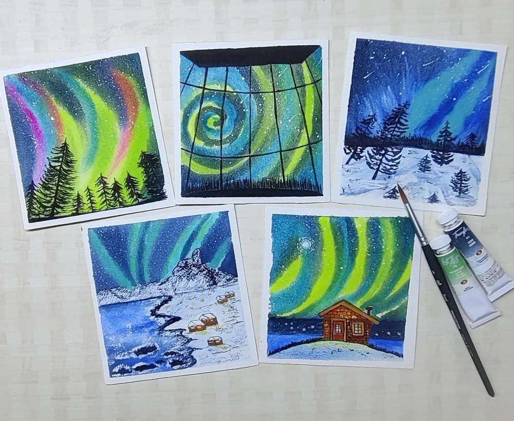 50 days watercolor challenge - image 1 - student project