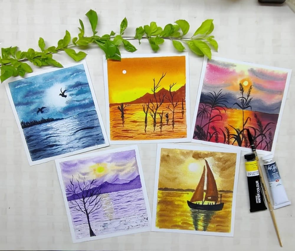 50 days watercolor challenge - image 2 - student project
