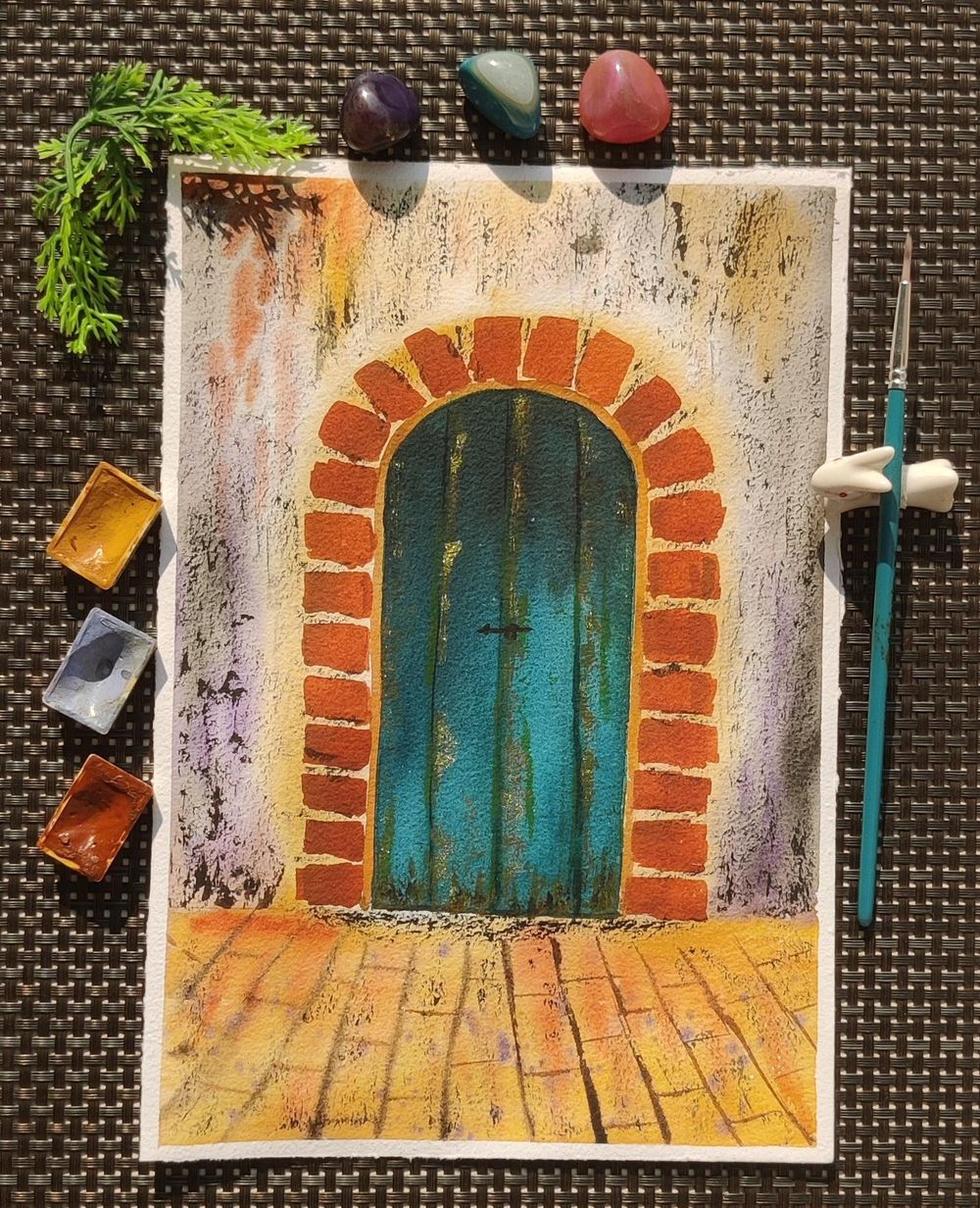 Painting Stunning Rustic Doors with Geethu - image 2 - student project