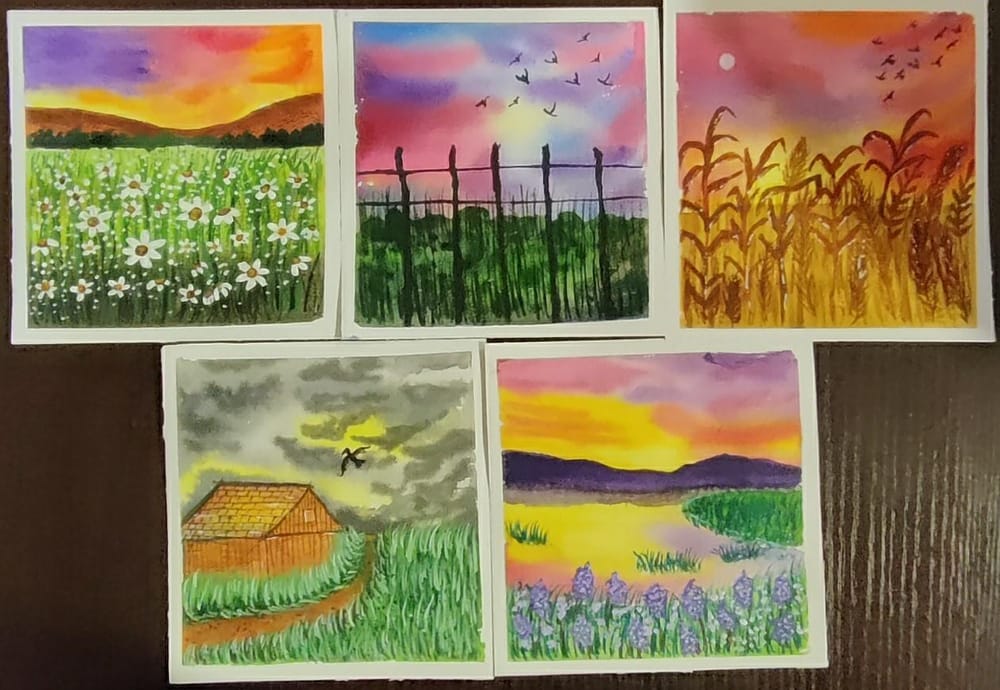 50 days watercolor challenge - image 6 - student project
