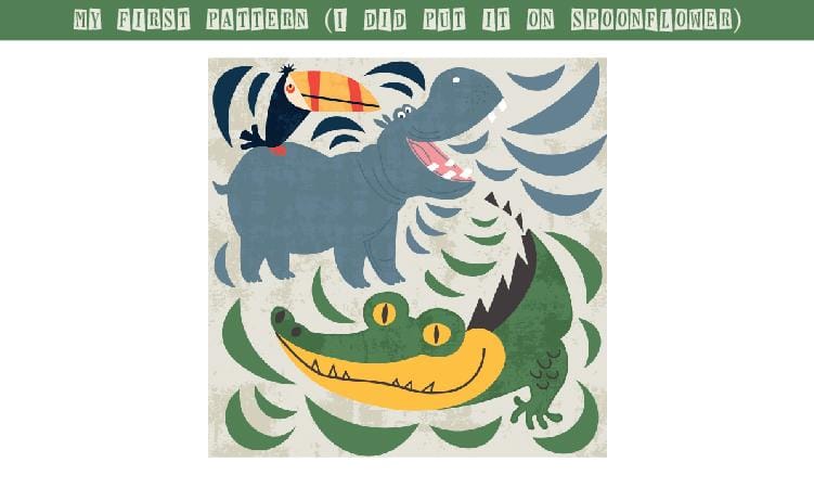 Jungle Pattern - image 2 - student project