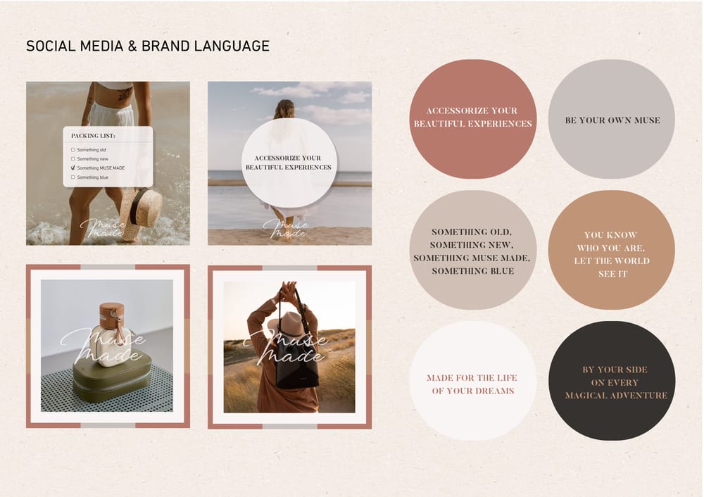 Muse Made fashion brand identity - image 8 - student project