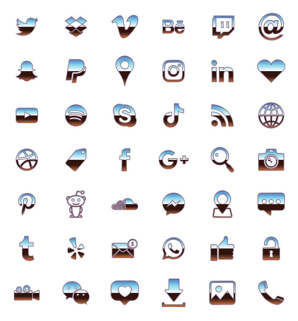 Social Media Icon Set - image 4 - student project