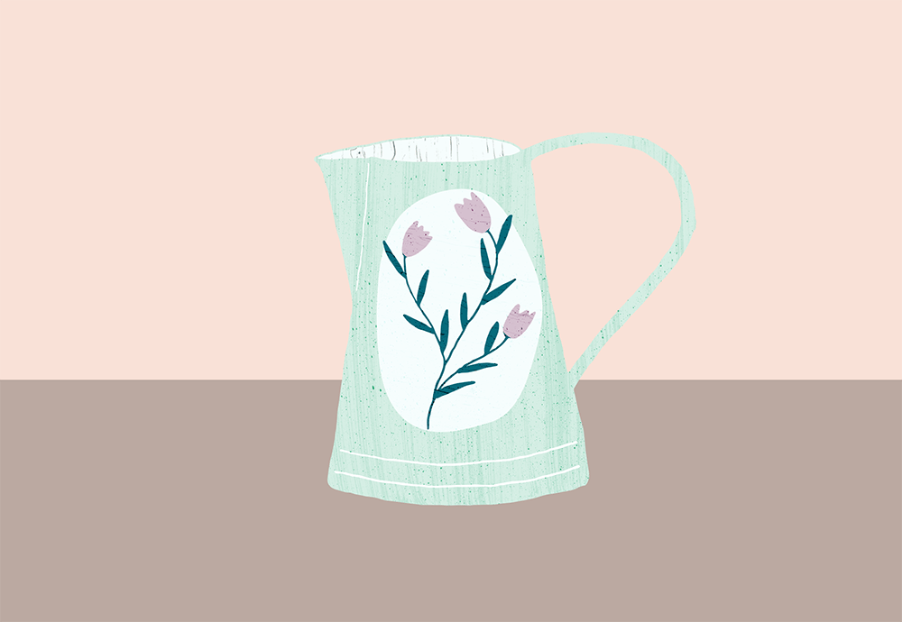 Morning Tea With Textures and Adobe Illustrator - image 1 - student project