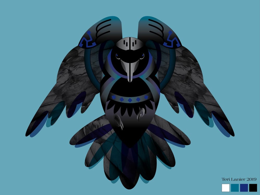 Geometric Raven - image 5 - student project