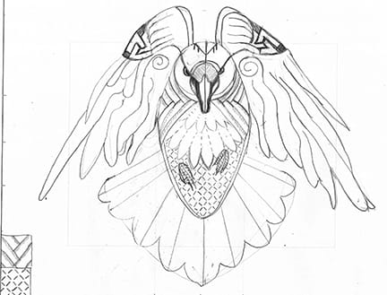 Geometric Raven - image 1 - student project