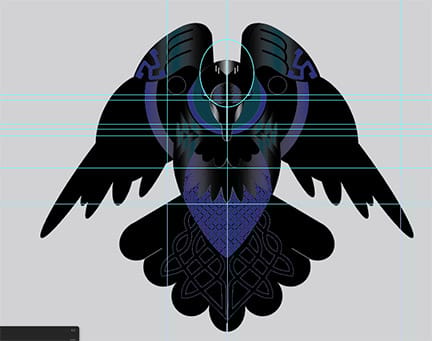Geometric Raven - image 4 - student project