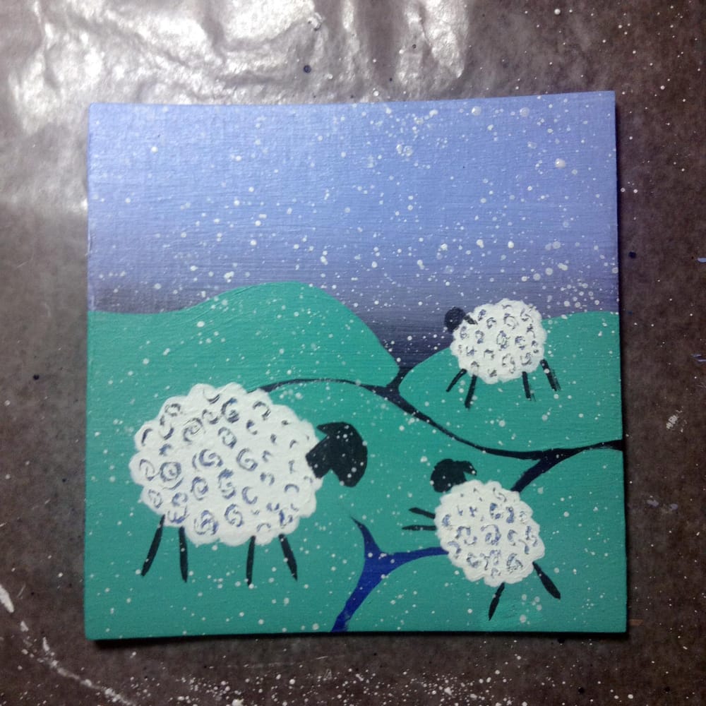 Snowy Sheep'scape - image 1 - student project