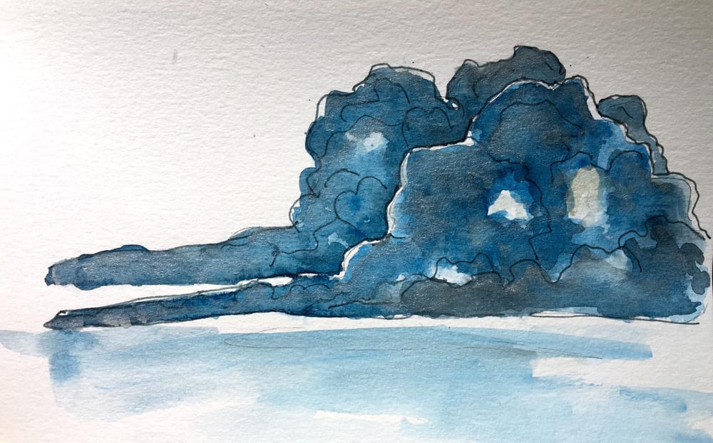 Carefree Clouds: Cloud Painting in Watercolor - image 1 - student project