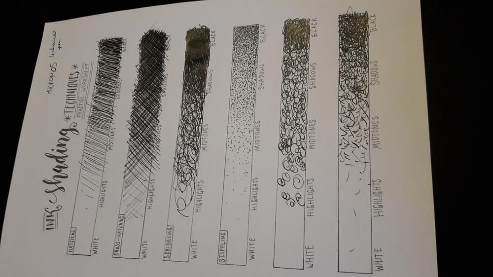 Inking exercises - image 2 - student project