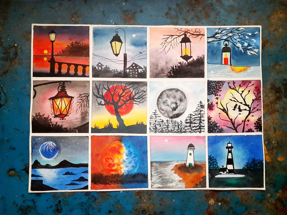 50 Day Watercolor Challenge- With UmaShree - image 4 - student project